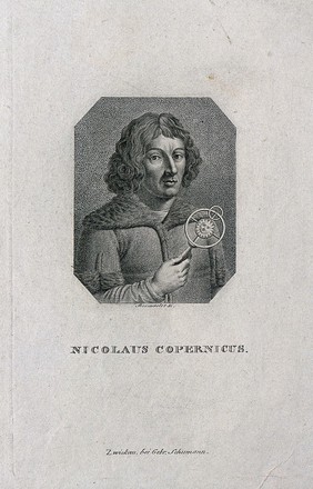 Nicolaus Copernicus. Line engraving by A.(?) Verico after F. Pieraccini.