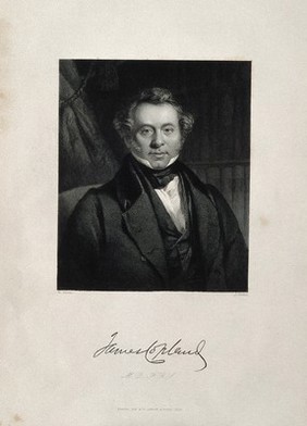 James Copland. Stipple engraving by J. Brain, 1838, after H. Room.