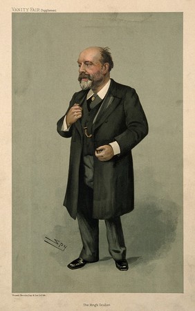 Sir George Anderson Crichett. Colour lithograph by L. Ward [Spy].