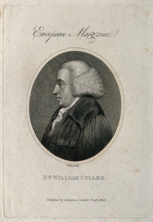 view William Cullen. Stipple engraving.