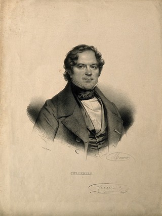Michel Cullerier. Lithograph by N. E. Maurin.