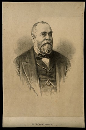Sir Francis Philip Cunliffe-Owen. Lithograph.