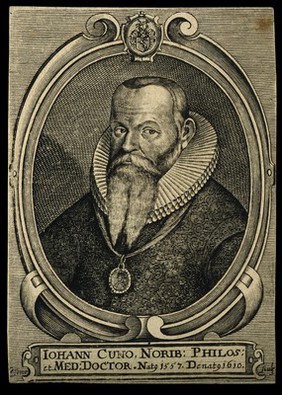 Johann Cuno. Line engraving by M. van Somer.