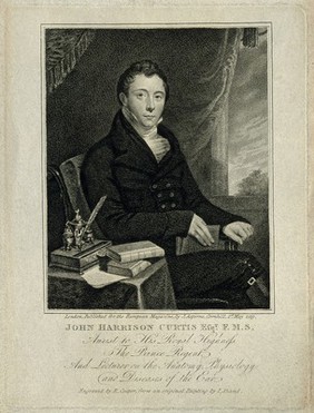 John Harrison Curtis. Stipple engraving by R. Cooper, 1819, after J. Shand.
