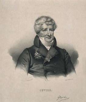 Georges-Léopold-Chrétien-Frédéric-Dagobert, Baron Cuvier. Lithograph by [M.].