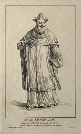 Johann Guenther [Guinter] van Andernach. Line engraving.