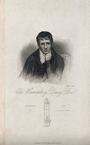 view Sir Humphry Davy. Stipple engraving by Roffe after H. Howard.