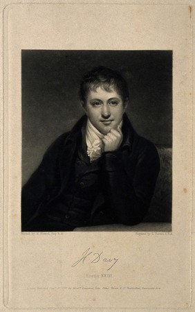 Sir Humphry Davy. Mezzotint by C. Turner, 1835, after H. Howard.