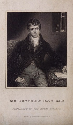 Sir Humphry Davy. Stipple engraving by W. Knight, 1827.
