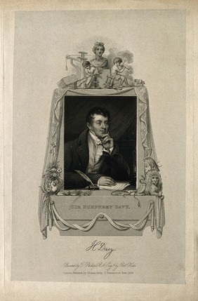 Sir Humphry Davy. Stipple engraving by R. Hicks, 1829, after T. Phillips.