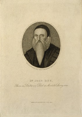 M0010334: Portrait of John Dee (1527-1608)