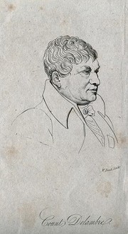 Jean Baptiste Joseph, Count Delambre. Etching by W. Read.