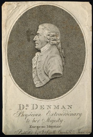 view Thomas Denman. Stipple engraving, 1788.