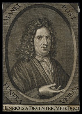 Hendrik van Deventer. Line engraving by P. Bouttats after T. van der Wilt.