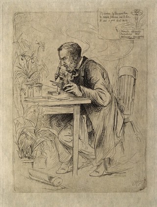 Alexander Dickson. Etching by W. Hole, 1884.