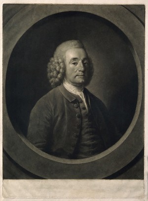 view Thomas, Baron Dimsdale. Mezzotint by T. Burke after himself.