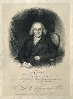 Joshua Dixon. Lithograph by S. Crosthwaite, 1830, after G. Sheffield.