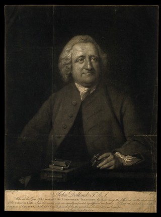 John Dollond. Mezzotint by J.R. Smith after B. Wilson.