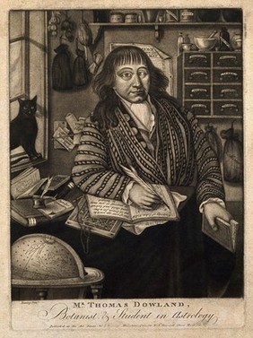 Thomas Dowland. Mezzotint after J. Bowring, 1790 [?].