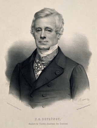 Pierre Armand Dufrénoy. Lithograph by A. Maurin.