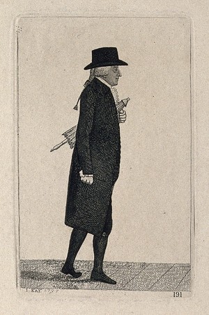 view Andrew Duncan. Etching by J. Kay, 1797.