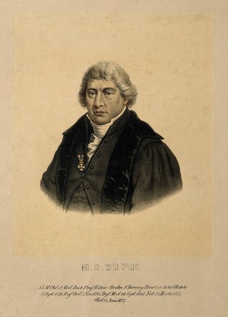 Meinardus Simon Du Pui. Coloured lithograph attributed to L. Springer after E. Davidson.