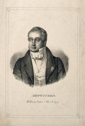 view Guillaume, Baron Dupuytren. Lithograph by [W. C. C. van L.].
