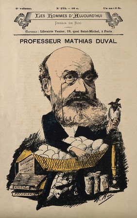 Mathias Duval. Colour lithograph by Roc.