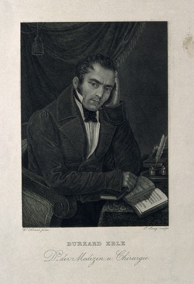 Burkard Eble. Engraving by J. Jung after W. Kraus.