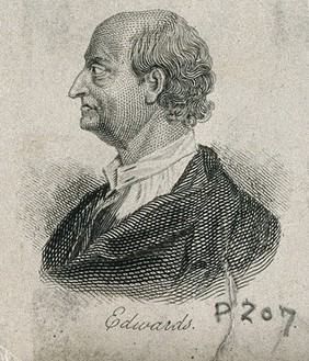 George Edwards. Line engraving after I. Gosset.