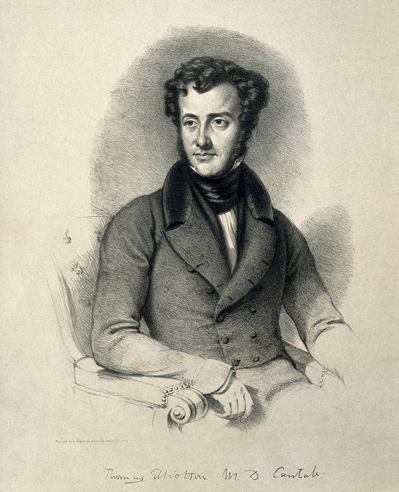 Thomas Elliotson. Lithograph by J. Ramsay after himself., by James Ramsay