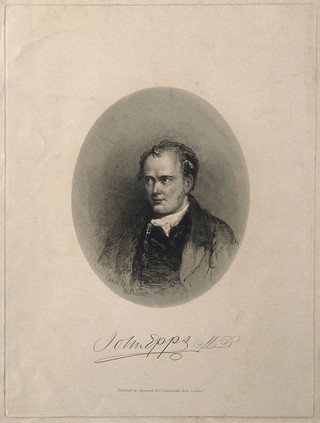 John Epps. Etching by W. B. Scott.
