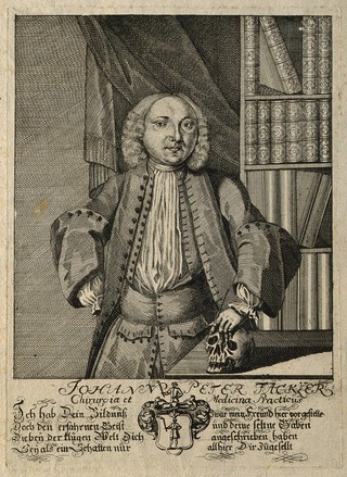 Johann Peter Fackler. Line engraving.