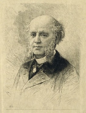 Pierre-Charles-Henri Fauvel. Etching by A. Lalauze, 1892.