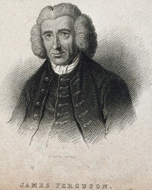 view James Ferguson. Stipple engraving by R. Page.