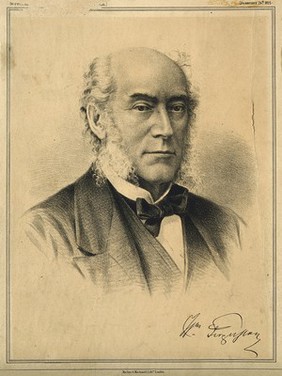 Sir William Fergusson. Lithograph.