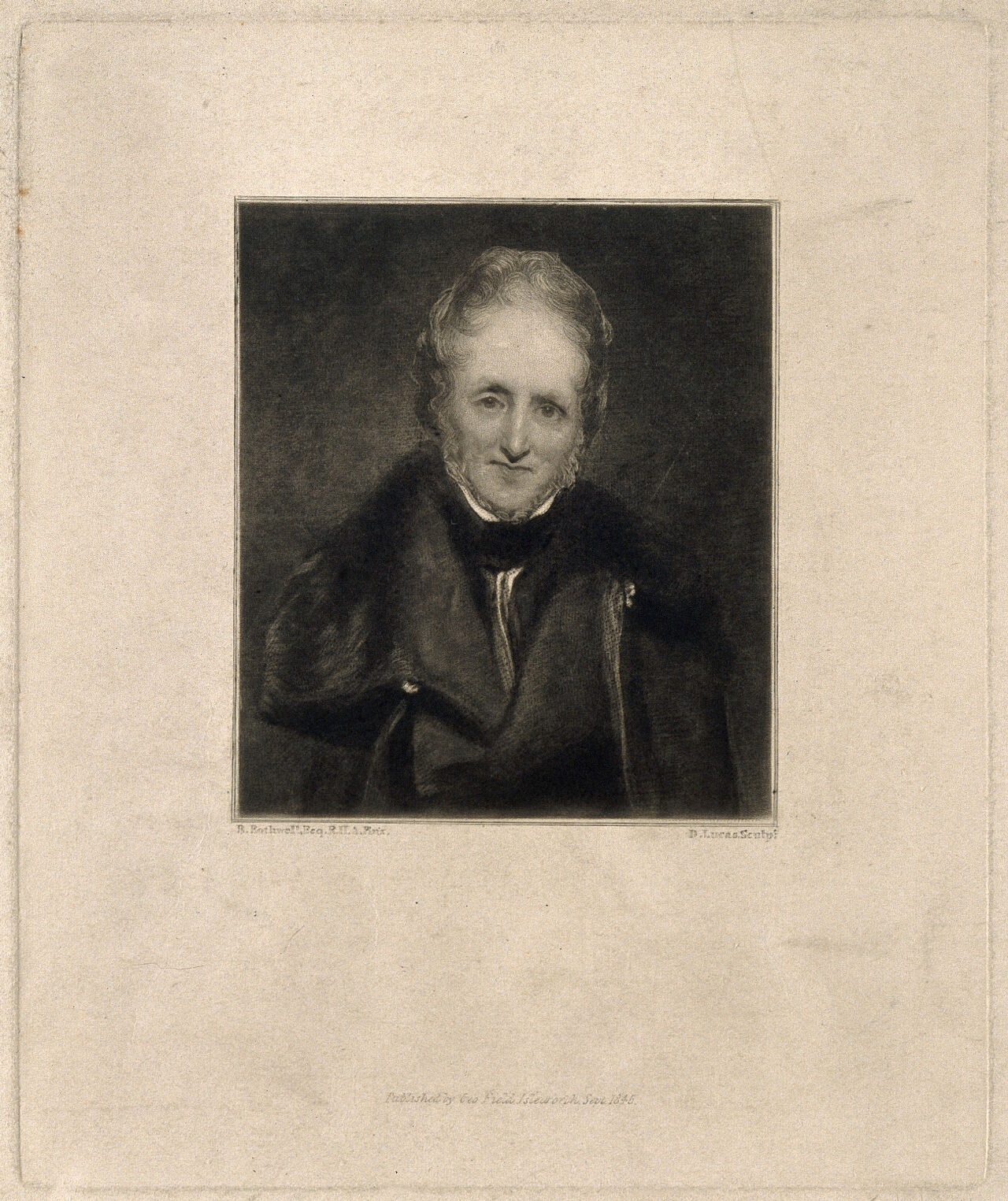 George Field. Mezzotint by D. Lucas, 1845, after R. Rothwell., 1845, by Richard Rothwell