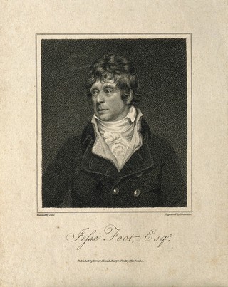 Jesse Foot. Stipple engraving by S. Freeman, 1810, after J. Opie.