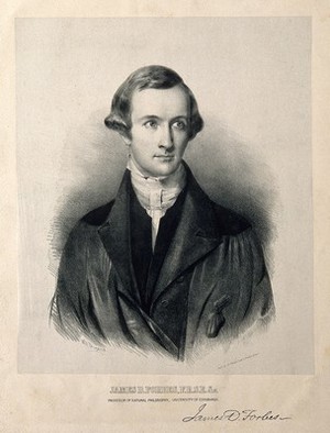 view James David Forbes. Lithograph by W. H. Townsend.