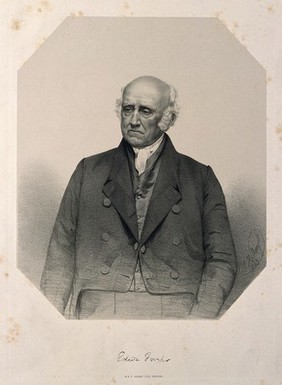 Edward Forster. Lithograph by T. H. Maguire, 1849.