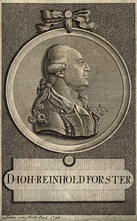 Johann Reinhold Forster. Stipple engraving by J. S. L. Halle, 1795.