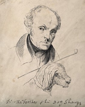 Thomas Forster. Etching by Miss Turner.