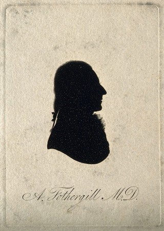 Anthony Fothergill. Aquatint silhouette, 1801.