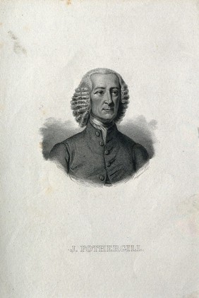 John Fothergill. Line engraving by A. Migneret after R. Livesay, 1782.