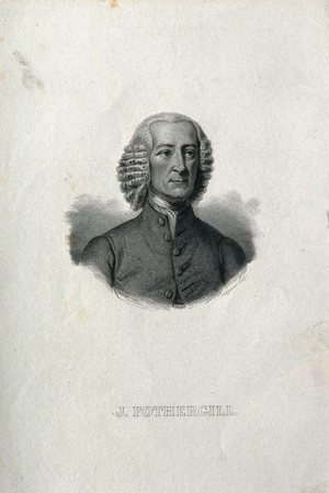 view John Fothergill. Line engraving by A. Migneret after R. Livesay, 1782.