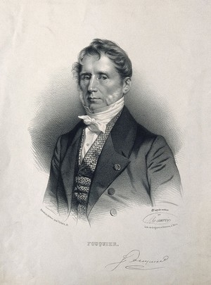 view Pierre-Eloi Fouquier. Lithograph by N. E. Maurin after himself.