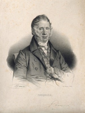 view Pierre-Eloi Fouquier. Lithograph by N. E. Maurin, 1837.