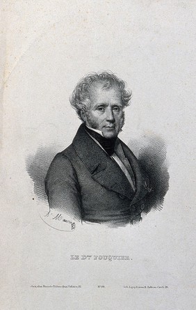 Pierre-Eloi Fouquier. Lithograph by A. Maurin.