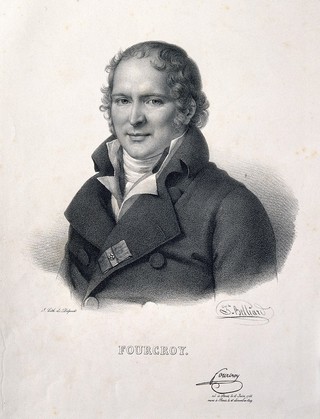 Comte Antoine François de Fourcroy. Lithograph by Z. Belliard, ca. 1830, after A. C. G. Lemonnier, 1810.