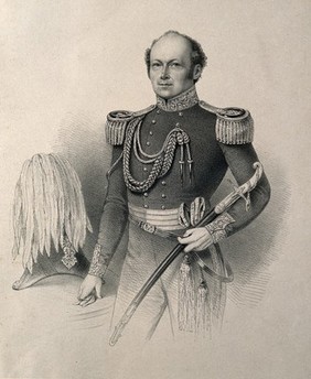 Sir John Franklin. Lithograph.